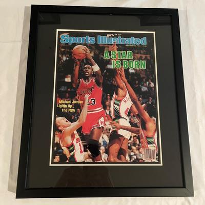 First Issue Framed Sports Illustrated Cover, Michael Jordan Cover & More (BPR-MG)