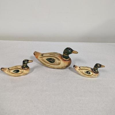 Vintage Wooden Decoy Ducks