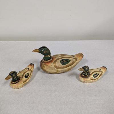 Vintage Wooden Decoy Ducks