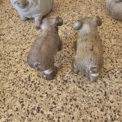 Brood of Charming Pig Planters & Yard Decor (G-JS)