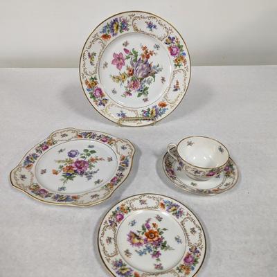 31 Pieces Bavaria Tirschenreuth Dresden China