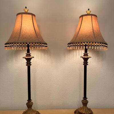 Pair Table lamps- Three Way