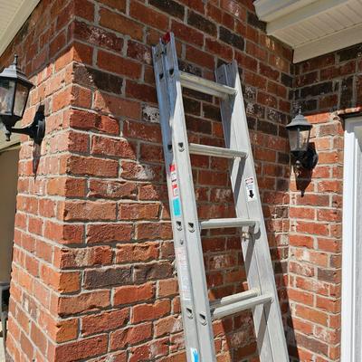 Pair of Werner Aluminum Ladders (G-JS)