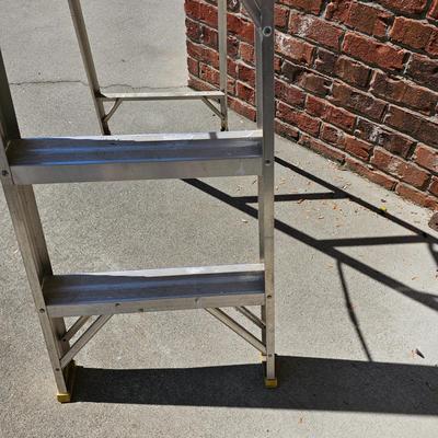 Pair of Werner Aluminum Ladders (G-JS)