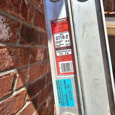 Pair of Werner Aluminum Ladders (G-JS)