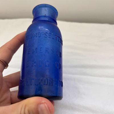 Collection of Blue Glass Bottles (UB3-DZ)