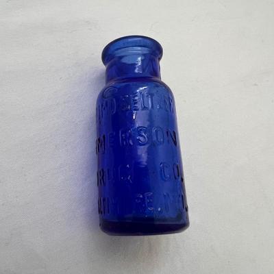 Collection of Blue Glass Bottles (UB3-DZ)