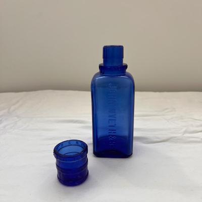 Collection of Blue Glass Bottles (UB3-DZ)