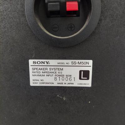 Yamaha Stereo Receiver and Sony Speakers (PB-BBL)