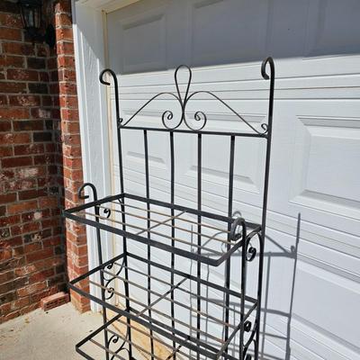 Wrought Iron Multi Shelf Rack (G-JS)