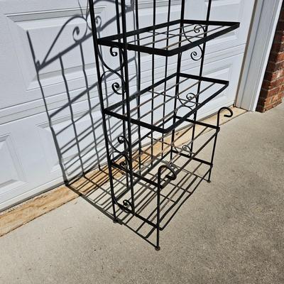 Wrought Iron Multi Shelf Rack (G-JS)