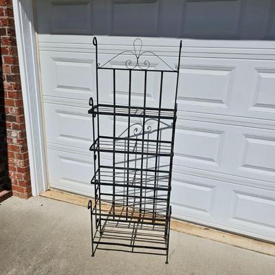 Wrought Iron Multi Shelf Rack (G-JS)