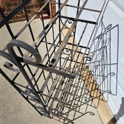 Wrought Iron Multi Shelf Rack (G-JS)