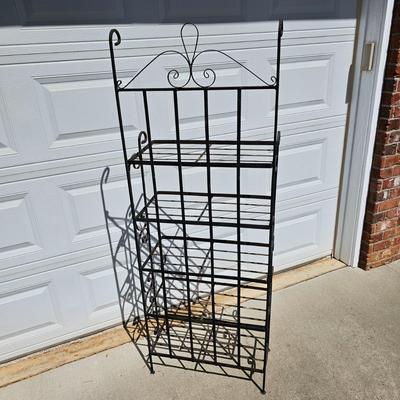 Wrought Iron Multi Shelf Rack (G-JS)