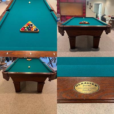 Olhausen 30th Anniversary Pool Table (BPR-MG)