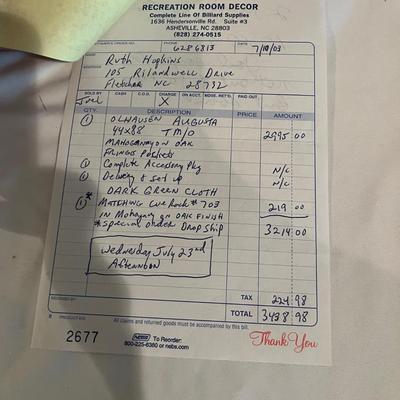 Olhausen 30th Anniversary Pool Table (BPR-MG)