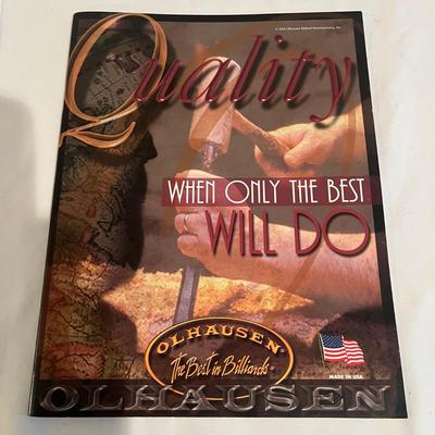 Olhausen 30th Anniversary Pool Table (BPR-MG)