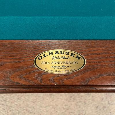 Olhausen 30th Anniversary Pool Table (BPR-MG)