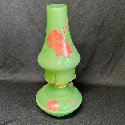 Gorgeous Jadeite Oil lamp