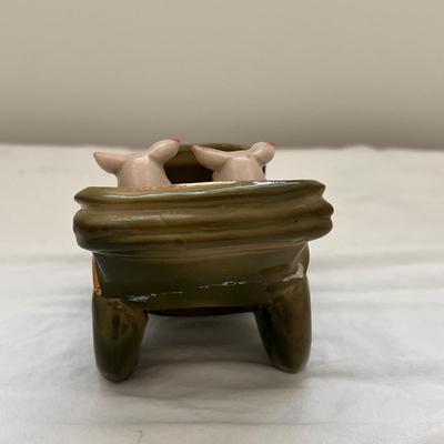 German Porcelain Fairing Pig Figurines, incl 'Heavenly Twins' (UB3-DZ)