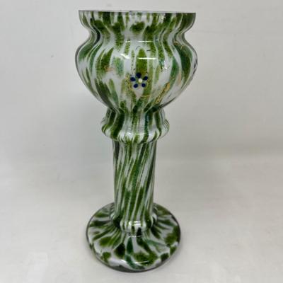 Spatter Glass vase