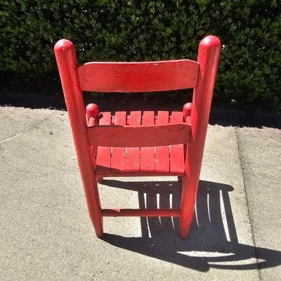 Two Wooden Children's Chairs (G-JS)