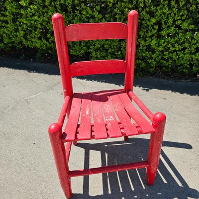 Two Wooden Children's Chairs (G-JS)