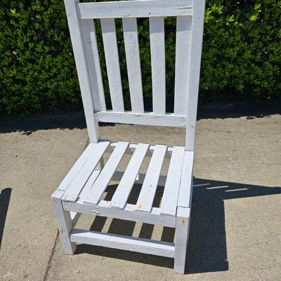 Two Wooden Children's Chairs (G-JS)