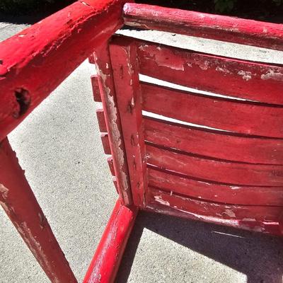 Two Wooden Children's Chairs (G-JS)