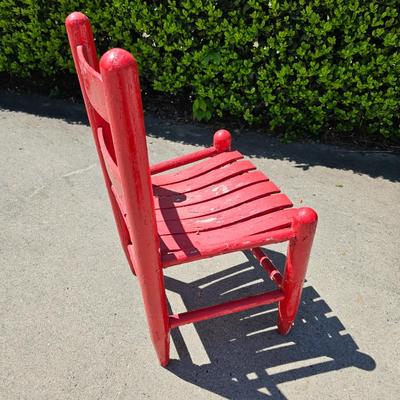 Two Wooden Children's Chairs (G-JS)