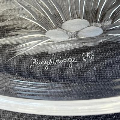 Kingsbridge etched plate