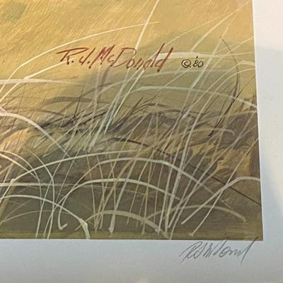 "Running Free" Print Signed McDonald, Signed and Numbered