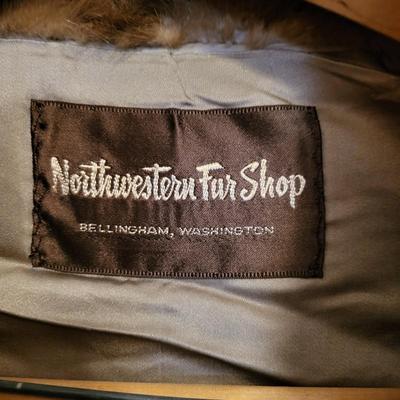 Vintage Northwestern Fur Shop Mink Shawl