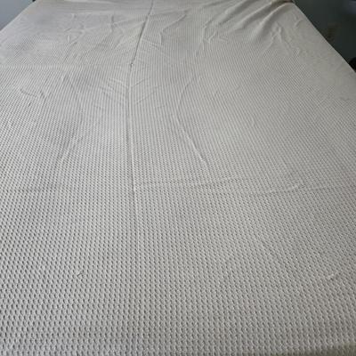 Queen Size Cane Sleigh Bed and Bedding (B1-DW)