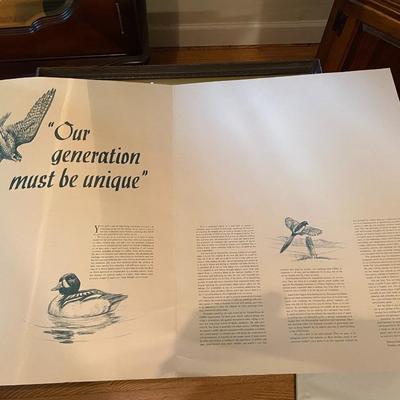"Black-capped Chickadees" Print by Richard Sloane, Signed and Numbered