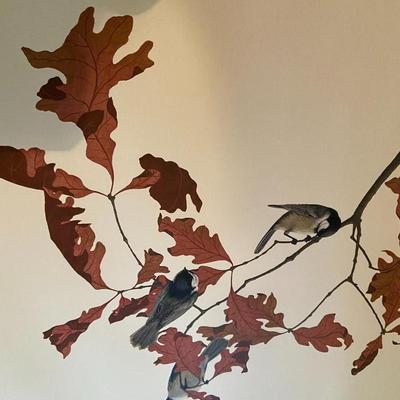 "Black-capped Chickadees" Print by Richard Sloane, Signed and Numbered