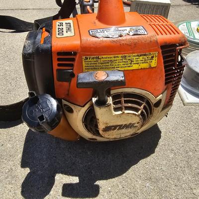 Stihl FS200 Gas Powered Trimmer + Accessories (G-JS)