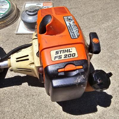 Stihl FS200 Gas Powered Trimmer + Accessories (G-JS)
