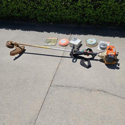 Stihl FS200 Gas Powered Trimmer + Accessories (G-JS)
