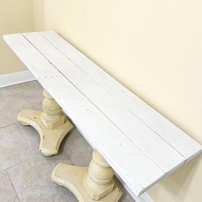 Custom Built ~ Farm Style Entry/Sofa Table