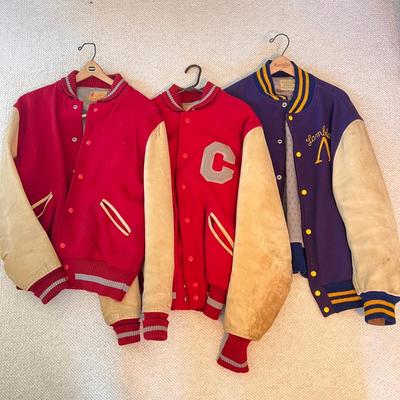 Three Vintage Letterman Jackets (UB3-DZ)