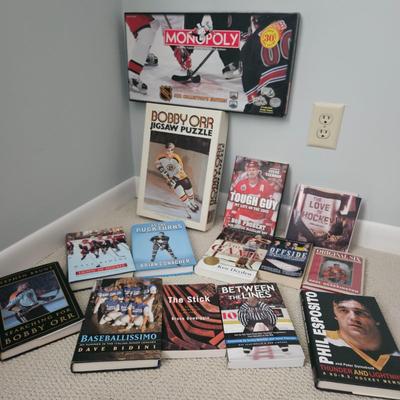 Hockey Books and Games (B1-DW)
