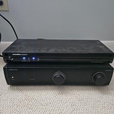Polk Audio SWA500 Amp and a Panamax M4300-EX Home Theater Power Conditioner (B1-DW)