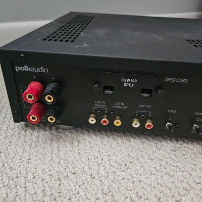 Polk Audio SWA500 Amp and a Panamax M4300-EX Home Theater Power Conditioner (B1-DW)
