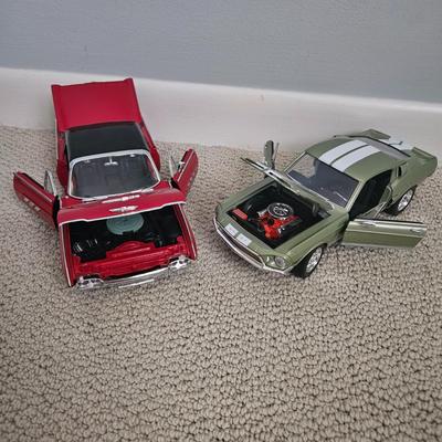 Six Die Cast Ford Mustangs and More (B1-DW))