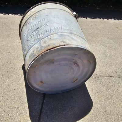 Assortment of Galvanized Tubs & Buckets (G-JS)