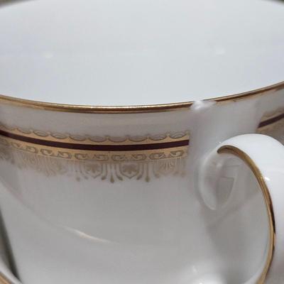 Noritake Doral Maroon China Set (B1-DW)