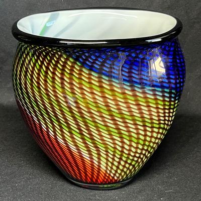 Fabulous studio Art glass vase