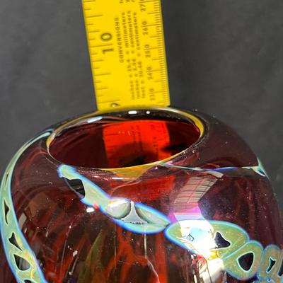 Backas Studio Art glass vase