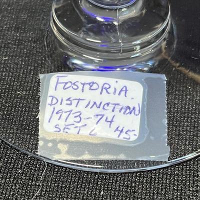 Fostoria Distinction Wine glasses